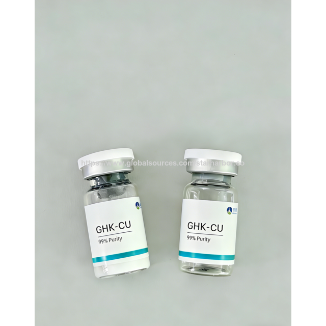GHK-CU,Factory Price GHK-Cu Powder, GHK Copper Peptide Lyoph